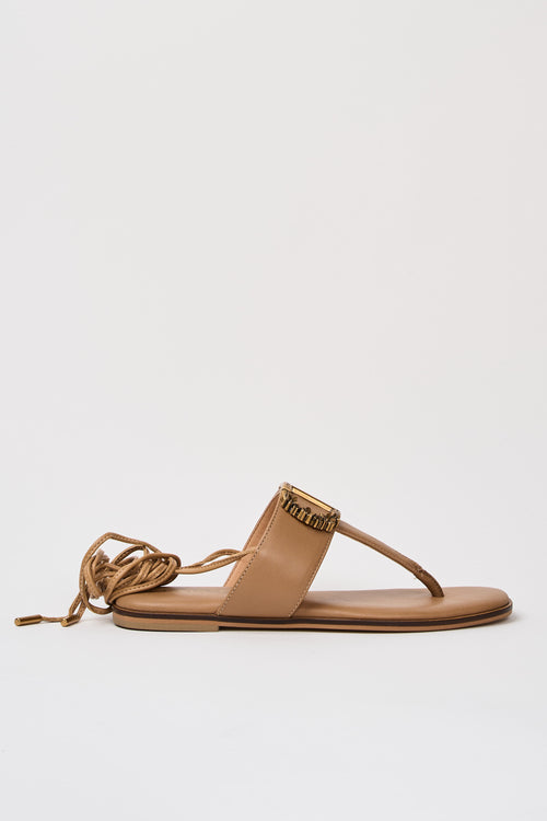 Twinset Infradito Hazelnut Donna