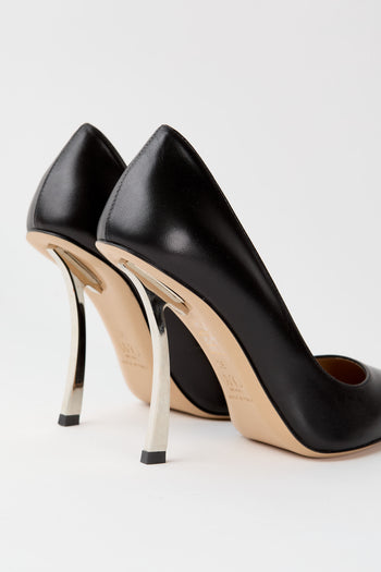 Wo Milano Décolleté Nero Donna - 4