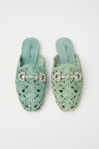 Alma En Pena Ciabatta Mint Donna - 5