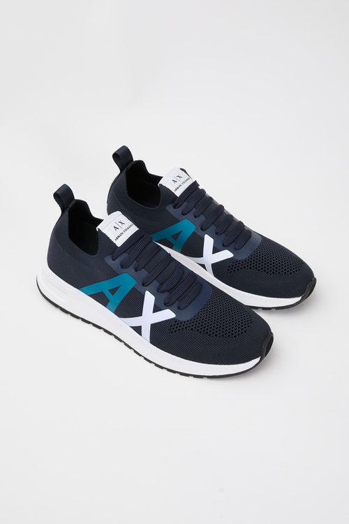 Armani Exchange Sneaker Blu Uomo - 2