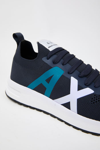 Armani Exchange Sneaker Blu Uomo - 4