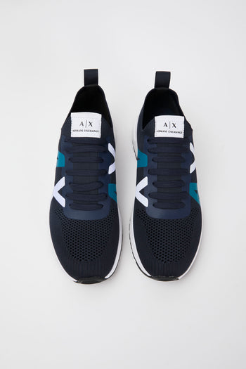 Armani Exchange Sneaker Blu Uomo - 5