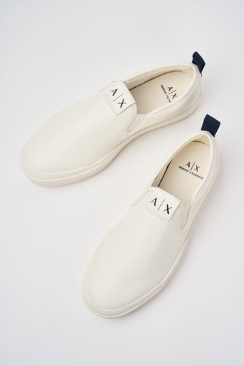 Armani Exchange Slip-on Off White Uomo - 4