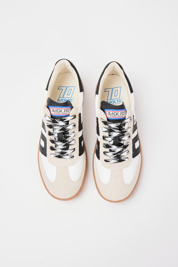 Back 70 Sneaker Bianco+nero Donna - 3