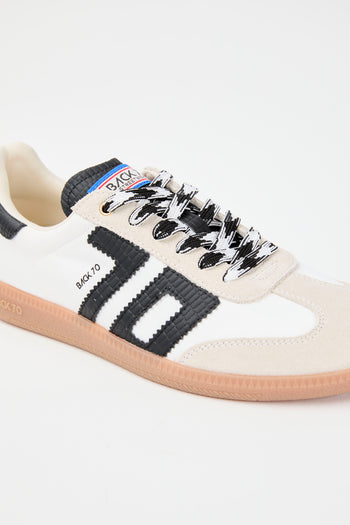 Back 70 Sneaker Bianco+nero Donna - 5