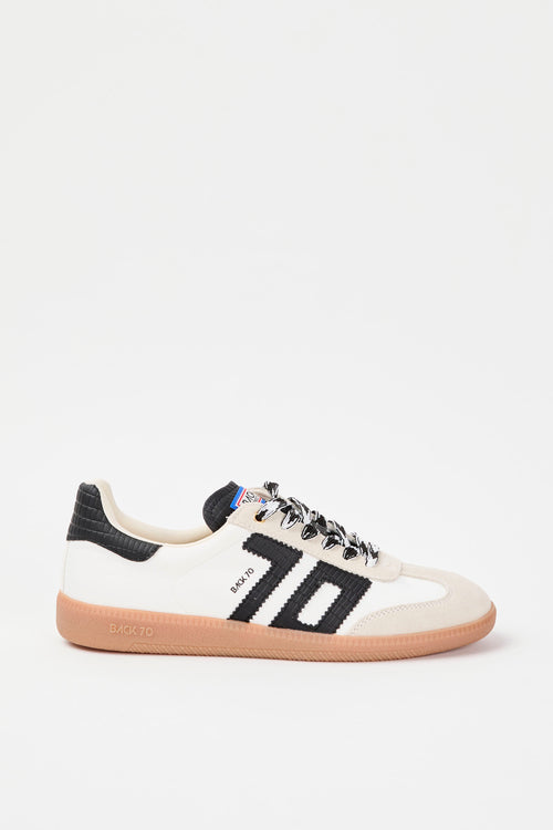 Back 70 Sneaker Bianco+nero Donna