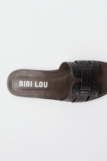 Bibi Lou Ciabatta Negro Donna - 5