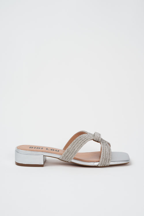 Bibi Lou Ciabatta Plata Donna