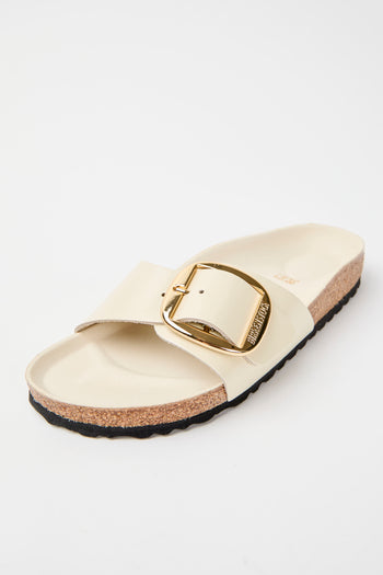 Birkenstock Ciabatta Shine Ecru Donna - 4