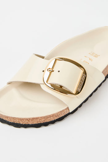 Birkenstock Ciabatta Shine Ecru Donna - 5