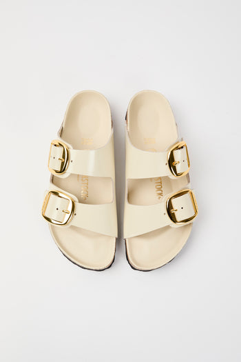 Birkenstock Ciabatta Shine Ecru Donna - 3