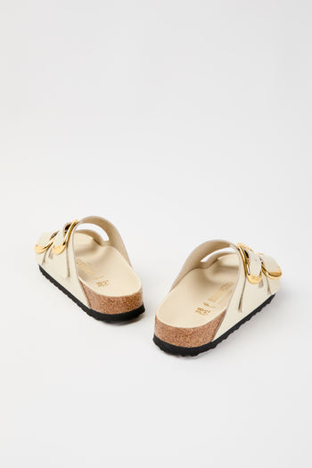 Birkenstock Ciabatta Shine Ecru Donna - 6