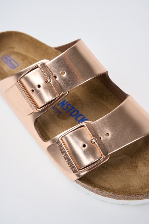 Birkenstock Ciabatta Metallic Copper Donna - 2