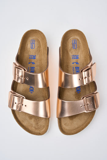 Birkenstock Ciabatta Metallic Copper Donna - 3