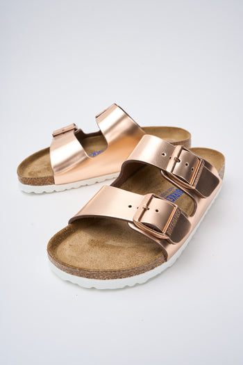 Birkenstock Ciabatta Metallic Copper Donna - 6