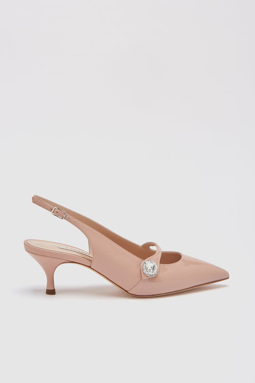 Casadei Slingback Sand/rosé Donna