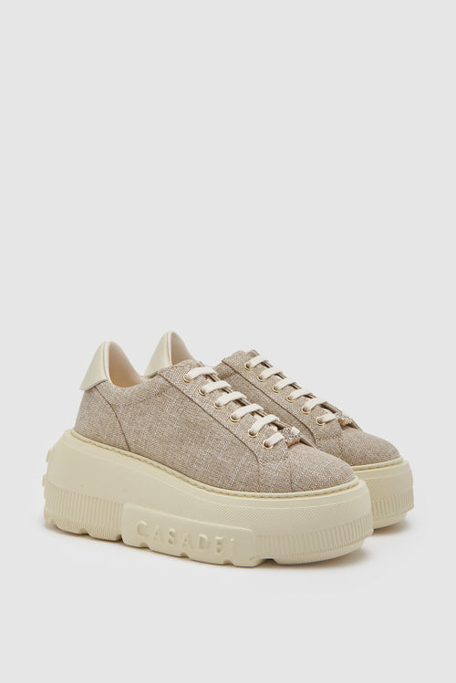 Casadei Sneaker Oro/milk Donna - 2