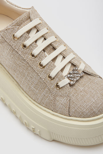 Casadei Sneaker Oro/milk Donna - 5