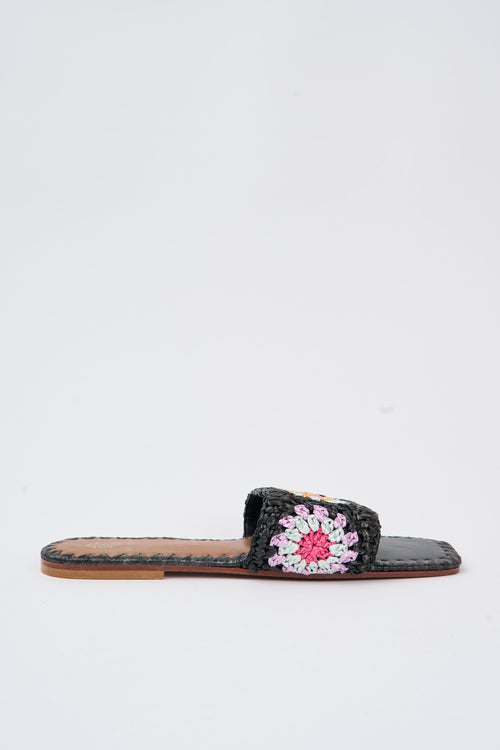 De Siena Ciabatta Black Donna
