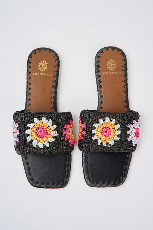 De Siena Ciabatta Black Donna - 2