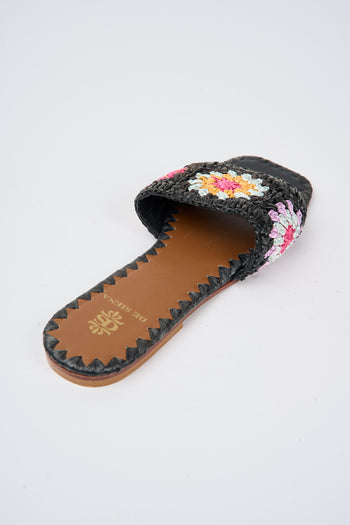 De Siena Ciabatta Black Donna - 4