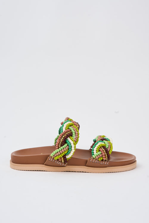 De Siena Ciabatta Military Greeen Donna