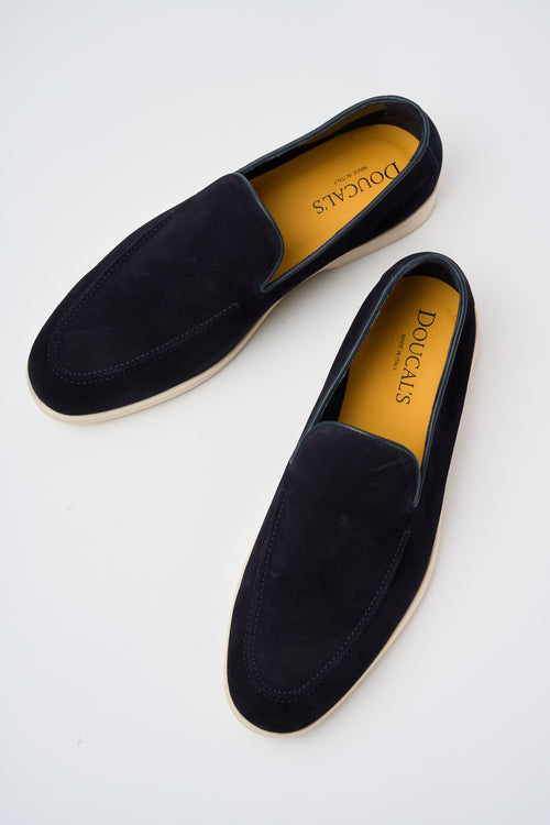 Doucal's Mocassino Blu Uomo