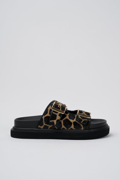 ExÉ Ciabatta Black+giraffe Donna