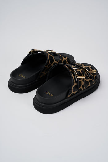 ExÉ Ciabatta Black+giraffe Donna - 3