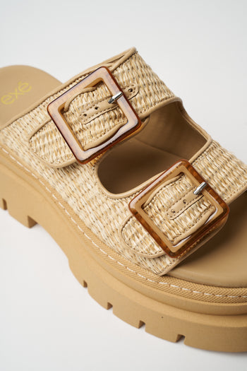 ExÉ Ciabatta Natural+beige Donna - 4