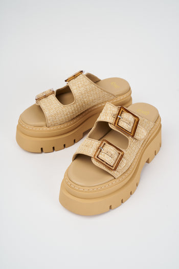 ExÉ Ciabatta Natural+beige Donna - 5