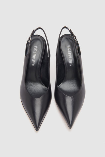 Guglielmo Rotta Slingback Black Donna - 5