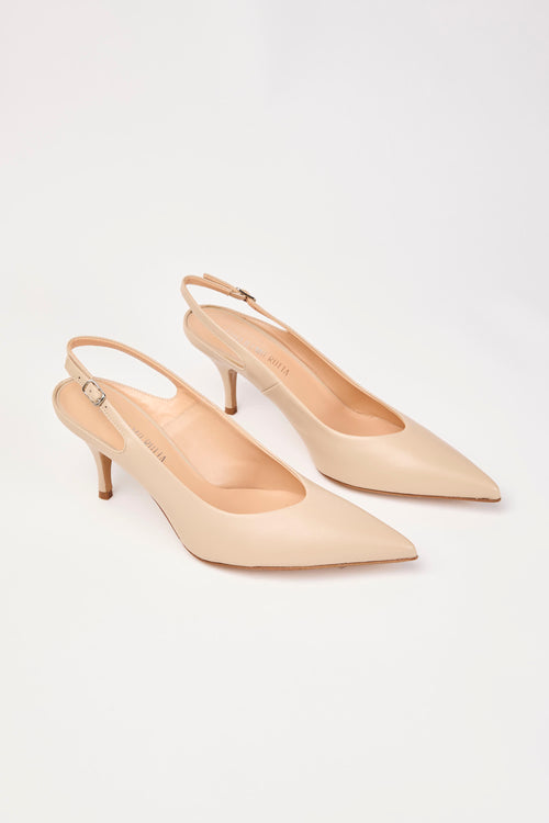 Guglielmo Rotta Slingback Light Taupe Donna - 2
