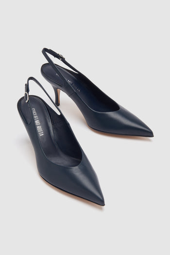 Guglielmo Rotta Slingback Navy Donna - 3