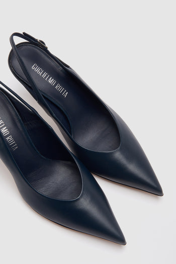 Guglielmo Rotta Slingback Navy Donna - 5