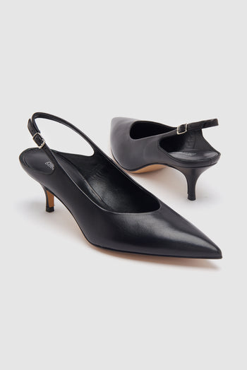 Guglielmo Rotta Slingback Black Donna - 4