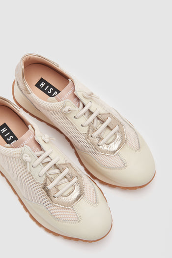 Hispanitas Sneaker Latte Donna - 5