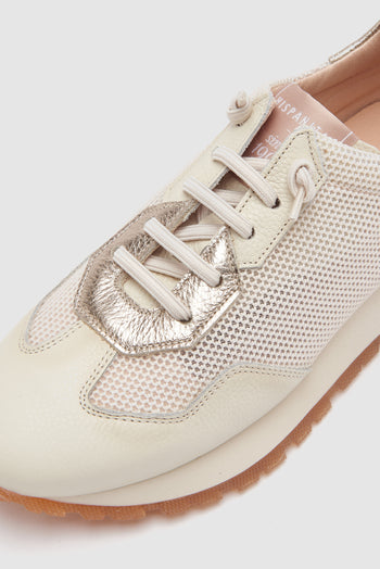 Hispanitas Sneaker Latte Donna - 6