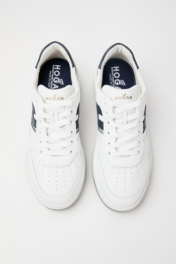 Hogan Sneaker Bianco/blu Tuareg Uomo - 4