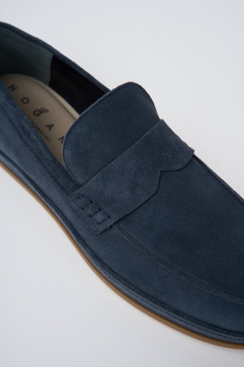 Hogan Mocassino Blu Tuareg Uomo - 2