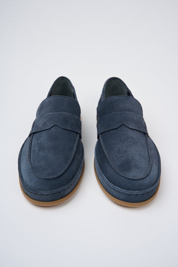 Hogan Mocassino Blu Tuareg Uomo - 4