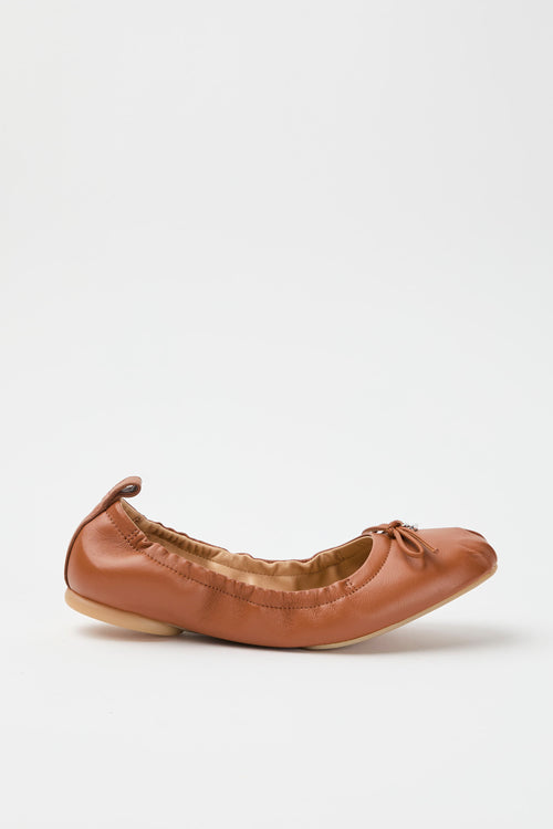 Hogan Ballerina Cuoio Scuro Donna