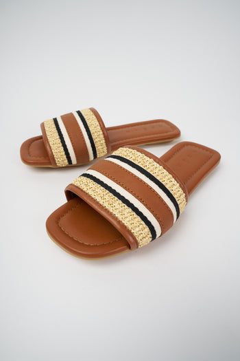 Hogan Sandalo Cuoio+beige Donna - 5