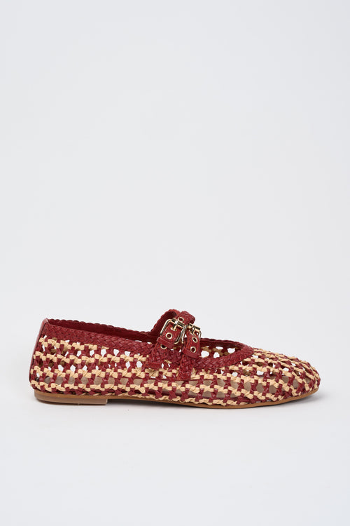 Inuovo Ballerina Dark Red Donna