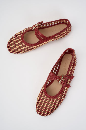 Inuovo Ballerina Dark Red Donna - 4