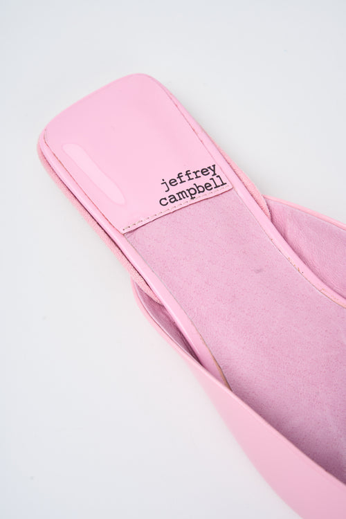 Jeffrey Campbell Slingback Pink Silver Donna - 2