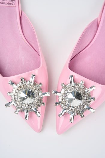 Jeffrey Campbell Slingback Pink Silver Donna - 3