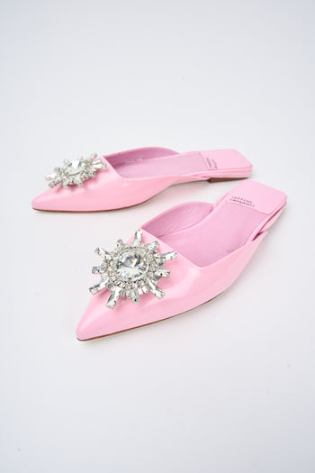 Jeffrey Campbell Slingback Pink Silver Donna - 5