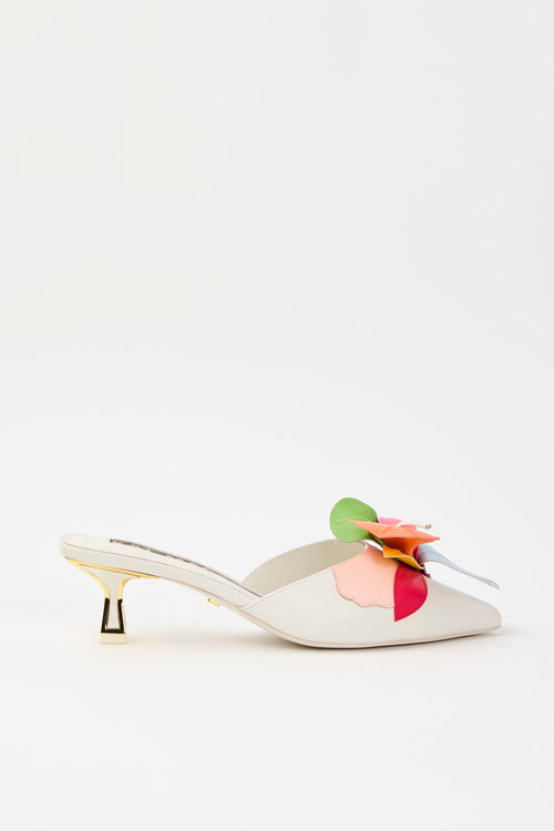 Kat Maconie Ciabatta Blanc Multi Donna