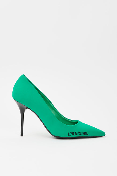 Love Moschino Décolleté Verde Donna
